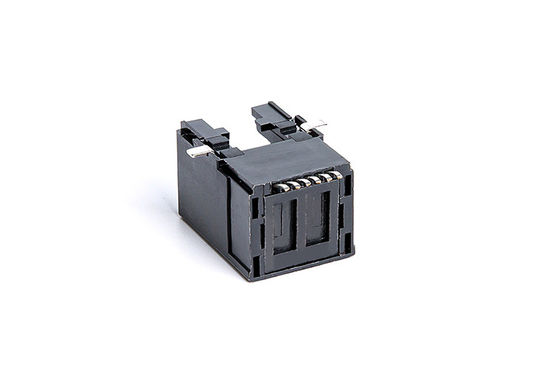 6 PIN Rj11 Modular Jack Black Unshielded Plastic Housing FR52 UL94V-0 Right Angle TM56S511SXX41
