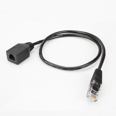 RJ45 Plug To RJ11 Female Connector Telephone Cable Cord Without Shield