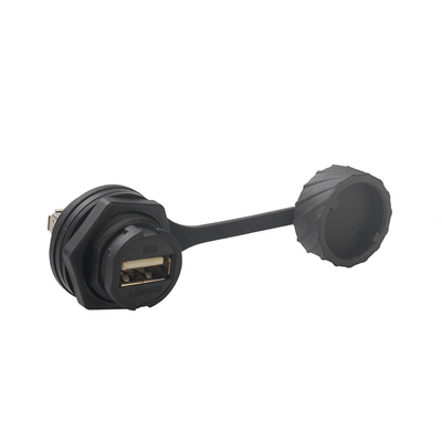 IP68 Weatherproof RJ45 Waterproof Coupler Connector Panel Mount