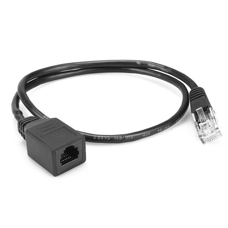 RJ45 Plug To RJ11 Female Connector Telephone Cable Cord Without Shield